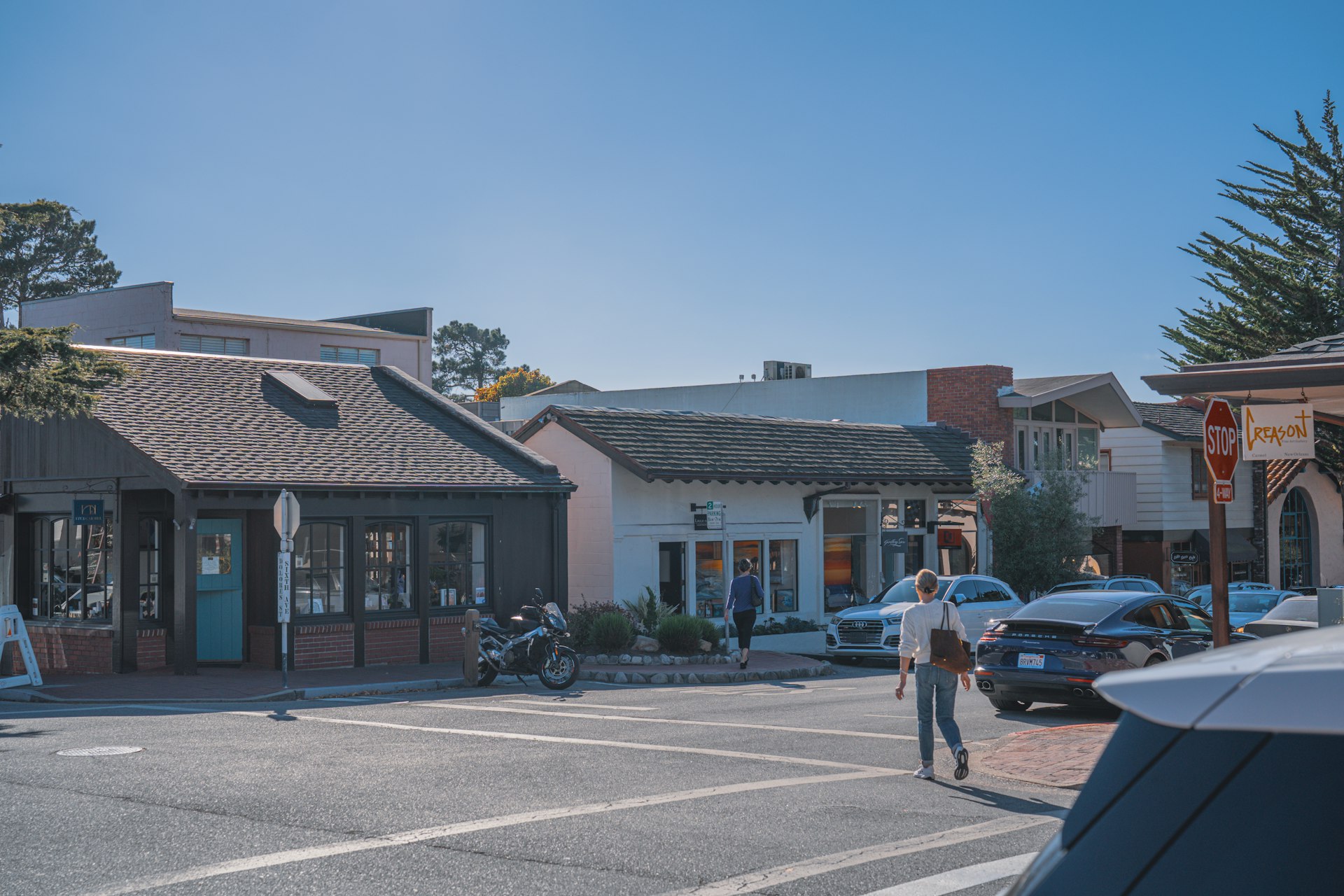 Downtown scene — Evening